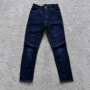 Imogene + Willie Elizabeth Straight Jeans Womens 26R Blue High Rise Made USA